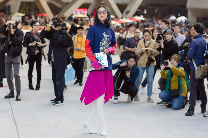 Sao Việt đọ nét cá tính khi tham sự Seoul Fashion Week