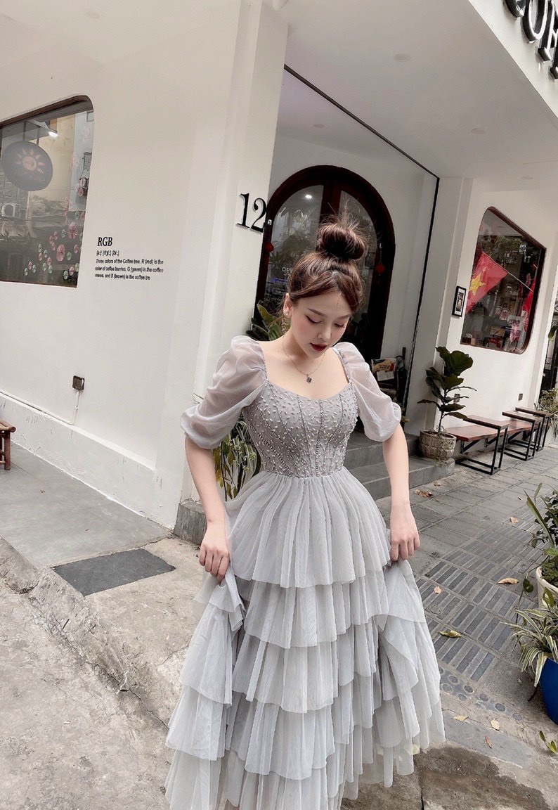 Váy cưới dáng bồng công chúa QNB 33  Quyên Nguyễn Bridal