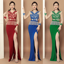  Đầm dạ hội đính ren style Thái mới lạ