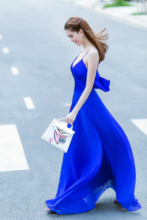 Tổng hợp với hơn 67 váy maxi xanh da trời hay nhất  cdgdbentreeduvn