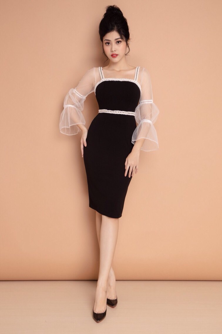 Váy đầm ôm Body đẹp Kiểu Hàn Quốc Tôn Dáng Chuẩn 2021 – 2022 • Adayne.vn