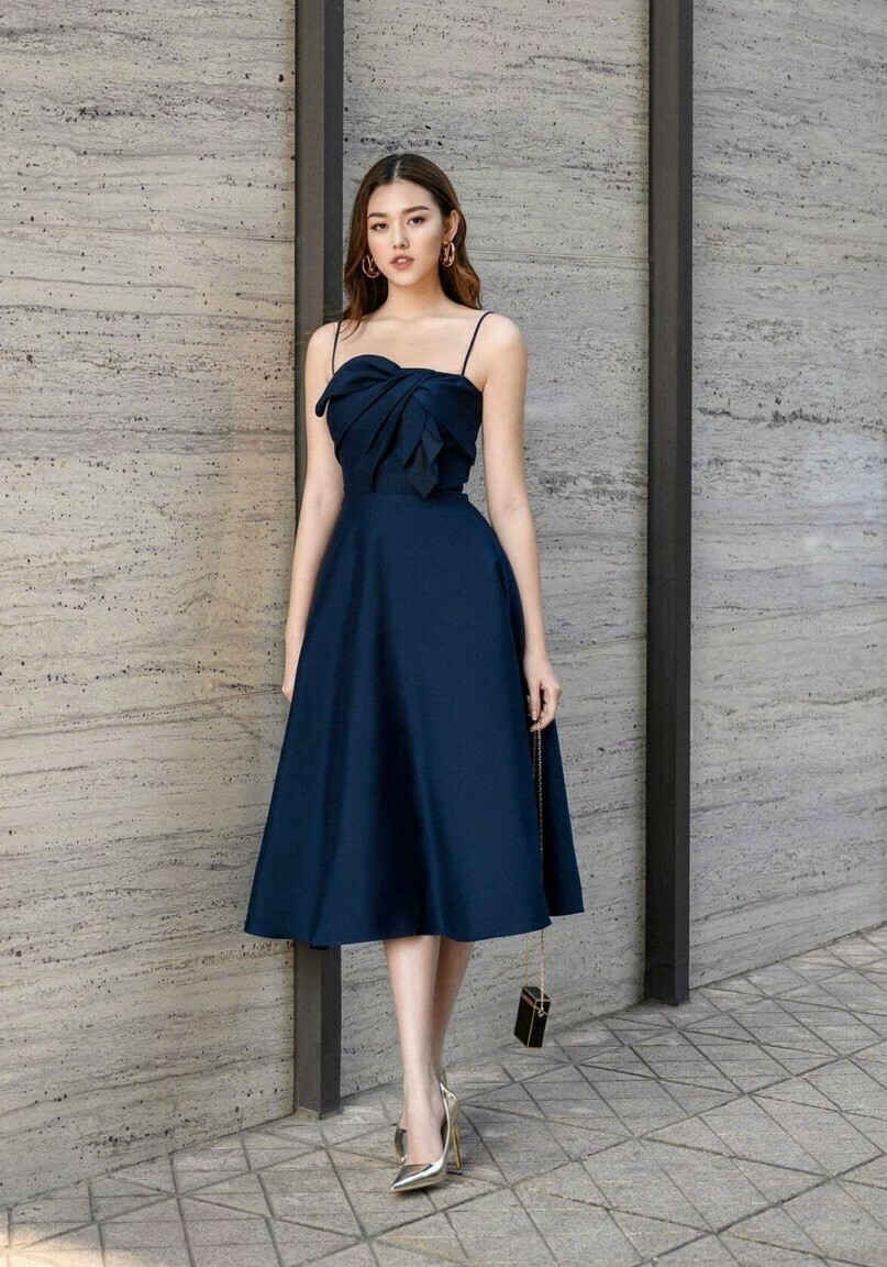 Váy Đầm Maxi 2 Dây Bản To Chun Ngực Nhiều Màu   Hazomicom  Mua Sắm Trực  Tuyến Số 1 Việt Nam