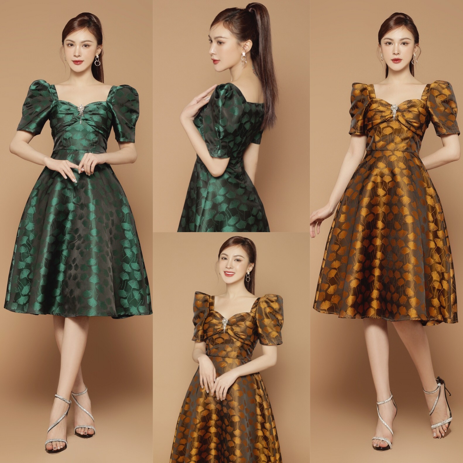 15 Mẫu váy xòe họa tiết hoa đẹp nhất duyên dáng trẻ trung  TH Điện Biên  Đông