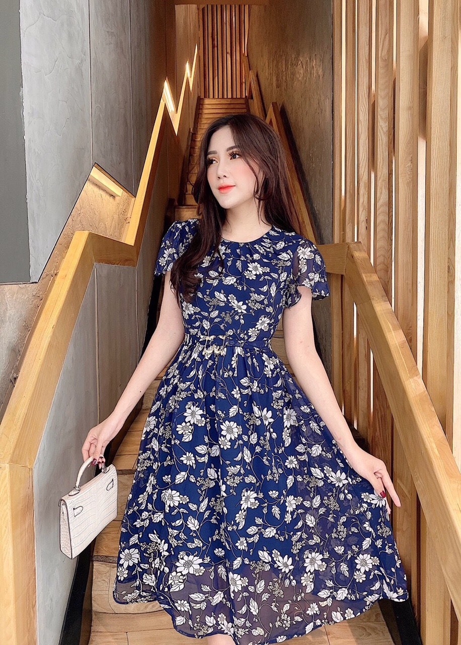 Váy đầm xòe Hàn Quốc đẹp cho nàng nhỏ nhắn dễ thương  Thời trang  Việt  Giải Trí