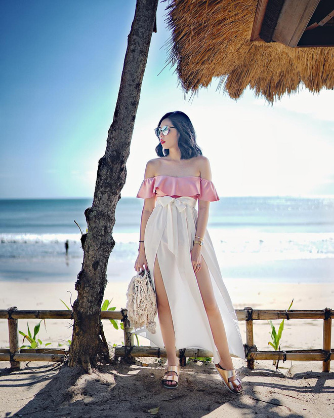 Phái đẹp châu Á đồng loạt “bung lụa” với váy áo xòe rộng nhân dịp trời nóng