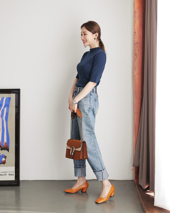 Quần jeans và Giày cao gót – bộ đôi giúp mọi nàng công sở trông bắt mắt tới bất ngờ