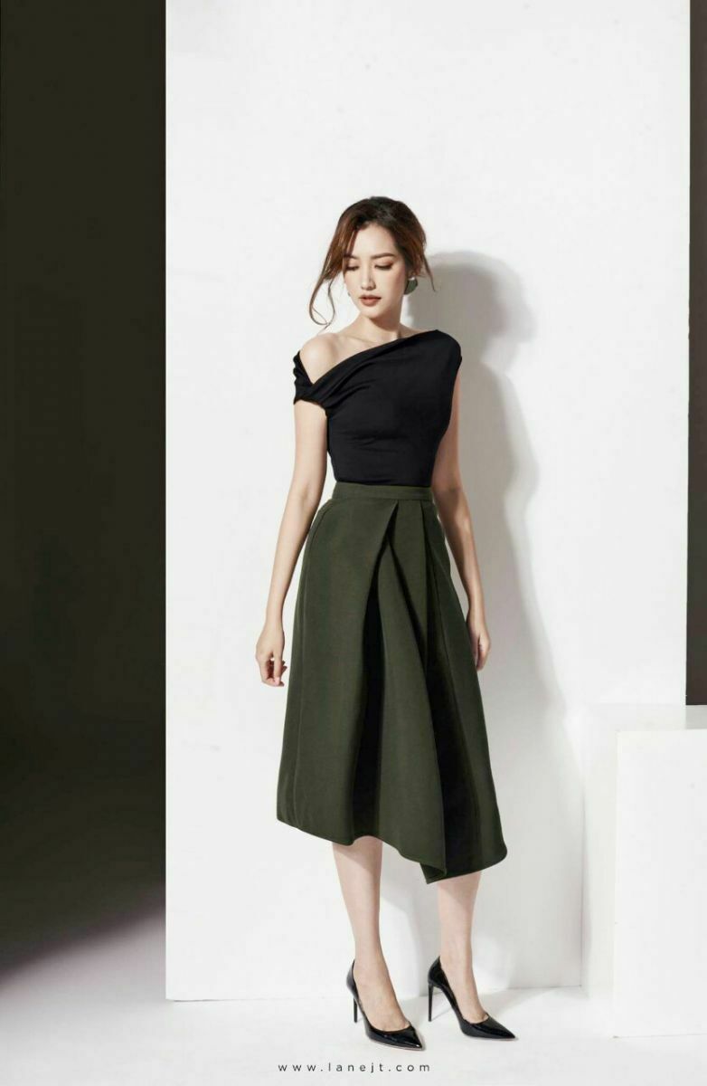 Đầm lụa satin xẻ tà đắp chéo phong cách Hàn Quốc siêu xinh  Shopee Việt Nam