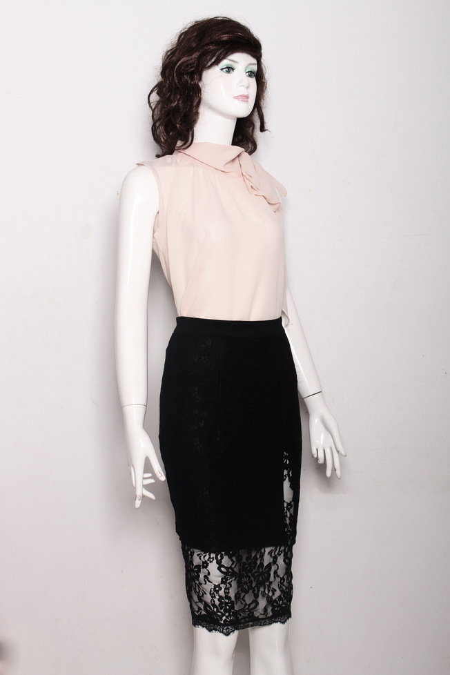 Set Áo Váy Nữ NK Fashion Thiết Kế Cổ Laze Kết Hợp Chân Xòe Chất Vải